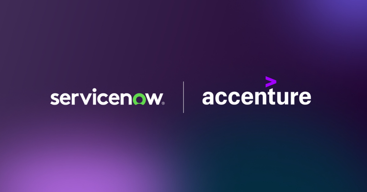 ServiceNow and Accenture logos